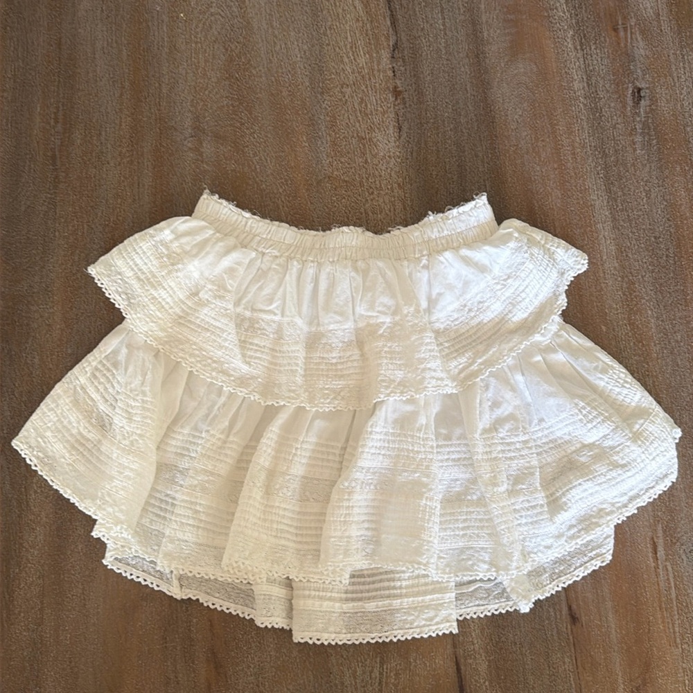 LoveShackFancy Skirt White Size Small ☀️ 💛 🏝️